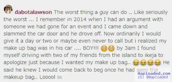 Dabota Lawson Tells Fans The Worst Thing A Guy Can Do To Her